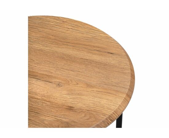 Журнальный стол Грейс дуб вотан / черный, изображение 4 | Интернет магазин мебели и декора LifeDekor