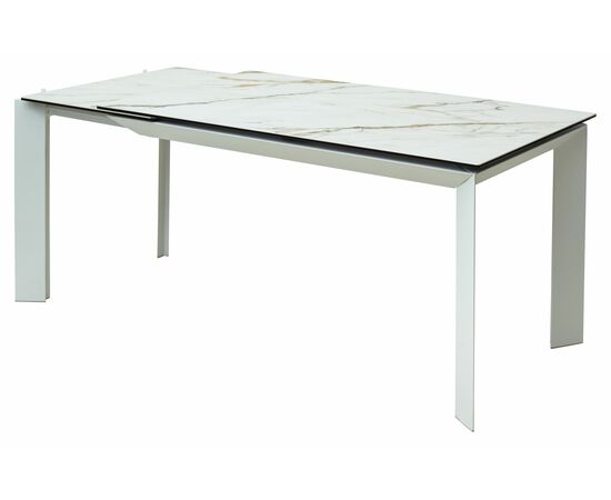 Стол CREMONA 160 KL-188 Контрастный мрамор / белый каркас М-City, изображение 7 | Интернет магазин мебели и декора LifeDekor