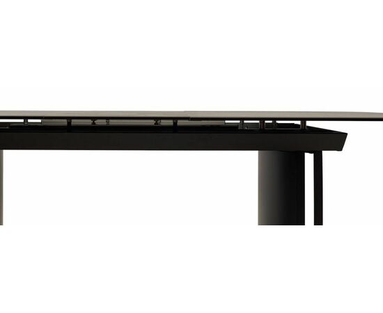 Стол RASMUS 160 KL-80 Серый мрамор, итальянская керамика / черный каркас М-City, изображение 4 | Интернет магазин мебели и декора LifeDekor