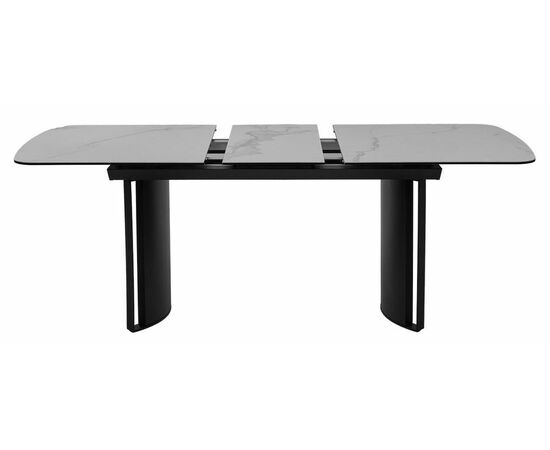 Стол RASMUS 160 TL-45 Белый мрамор, испанская керамика / черный каркас М-City, изображение 10 | Интернет магазин мебели и декора LifeDekor