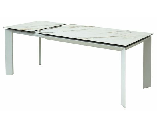 Стол CREMONA 160 KL-188 Контрастный мрамор / белый каркас М-City, изображение 6 | Интернет магазин мебели и декора LifeDekor