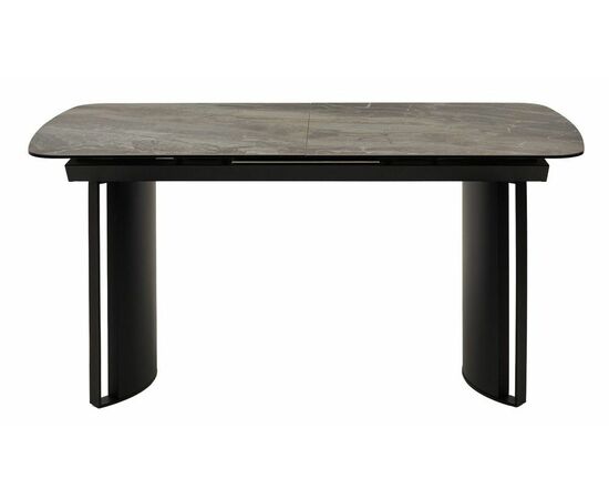 Стол RASMUS 160 KL-80 Серый мрамор, итальянская керамика / черный каркас М-City, изображение 10 | Интернет магазин мебели и декора LifeDekor