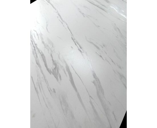 Стол MATERA 160 MARBLES KL-99 Белый мрамор матовый, итальянская керамика/ черный каркас М-City, изображение 3 | Интернет магазин мебели и декора LifeDekor