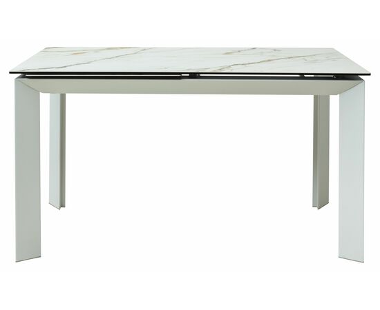 Стол CREMONA 160 KL-188 Контрастный мрамор / белый каркас М-City, изображение 9 | Интернет магазин мебели и декора LifeDekor
