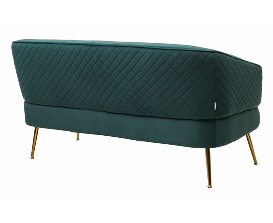 Скамья CIAO BLUVEL-78 Зеленый, велюр / золотой каркас М-City, изображение 2 | Интернет магазин мебели и декора LifeDekor