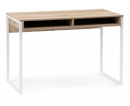 Стол Леон Лофт дуб делано светлый / матовый белый | Интернет магазин мебели и декора LifeDekor