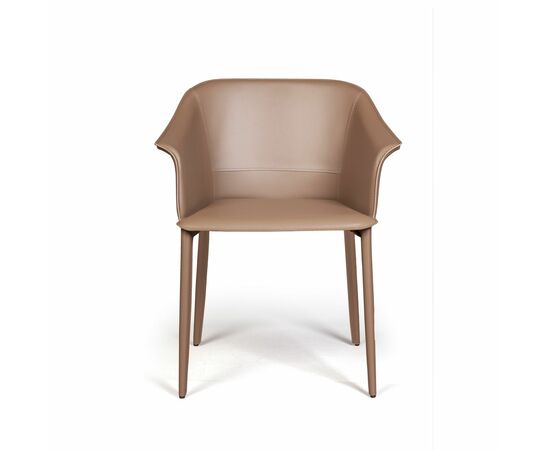 Стул GIO, кожа тауп, изображение 2 | Интернет магазин мебели и декора LifeDekor