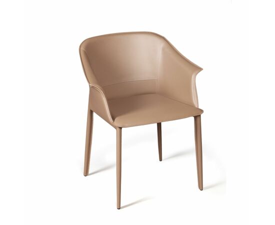 Стул GIO, кожа тауп, изображение 12 | Интернет магазин мебели и декора LifeDekor