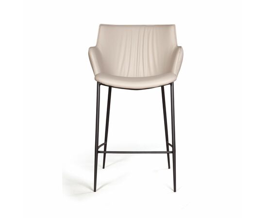 Стул полубарный Sofia, экокожа тауп, изображение 2 | Интернет магазин мебели и декора LifeDekor