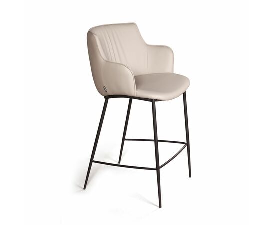 Стул полубарный Sofia, экокожа тауп, изображение 4 | Интернет магазин мебели и декора LifeDekor