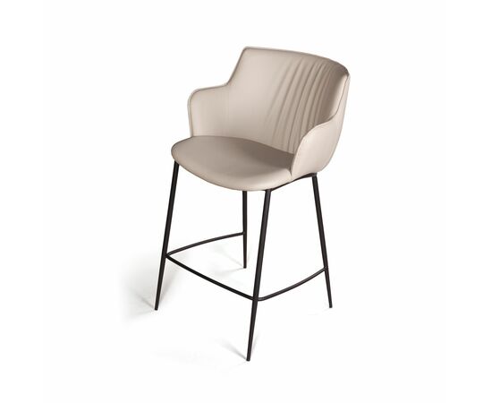 Стул полубарный Sofia, экокожа тауп, изображение 9 | Интернет магазин мебели и декора LifeDekor