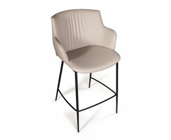 Стул полубарный Sofia, экокожа тауп, изображение 10 | Интернет магазин мебели и декора LifeDekor