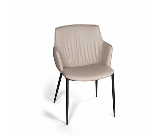 Стул Sofia, экокожа тауп, изображение 3 | Интернет магазин мебели и декора LifeDekor