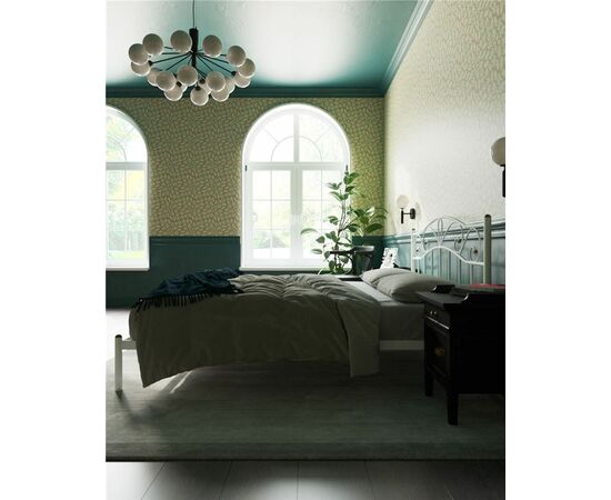 Кровать Глэдис без изножья (180х200/ноги металл/цвет Белый), изображение 3 | Интернет магазин мебели и декора LifeDekor