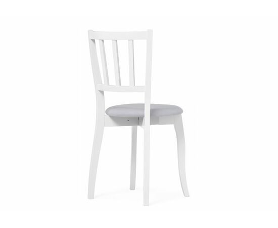 Стул деревянный Айра серый / белый, изображение 4 | Интернет магазин мебели и декора LifeDekor