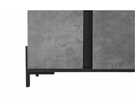 Тумба ТВ НЕКСТ - 1 Камень темный, Черный, изображение 7 | Интернет магазин мебели и декора LifeDekor