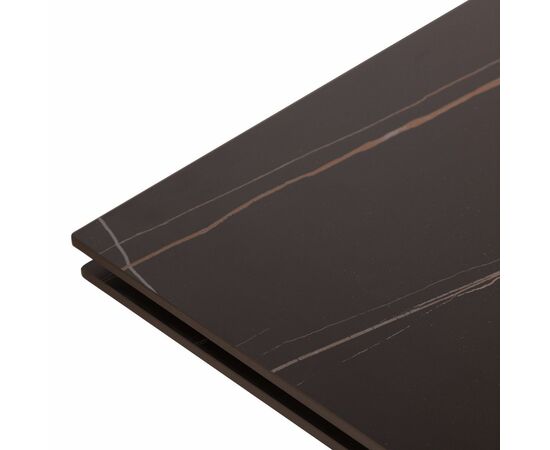 Стол раскладной Buren (140+30+30) керамика черный, изображение 15 | Интернет магазин мебели и декора LifeDekor