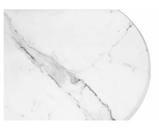 Стол деревянный Тулип 80х73 мрамор белый / белый, изображение 3 | Интернет магазин мебели и декора LifeDekor