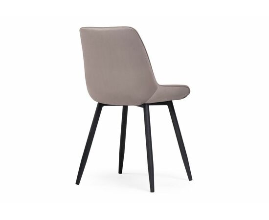 Стул Седа велюр латте / черный, изображение 4 | Интернет магазин мебели и декора LifeDekor