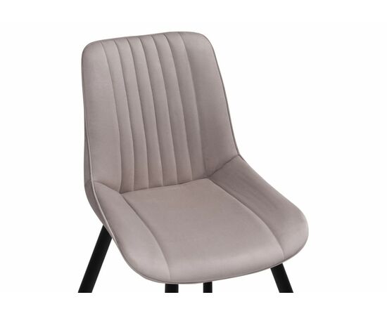 Стул Седа велюр латте / черный, изображение 5 | Интернет магазин мебели и декора LifeDekor