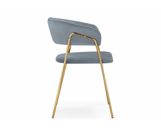Стул Kamelia 1 gray / gold, изображение 3 | Интернет магазин мебели и декора LifeDekor