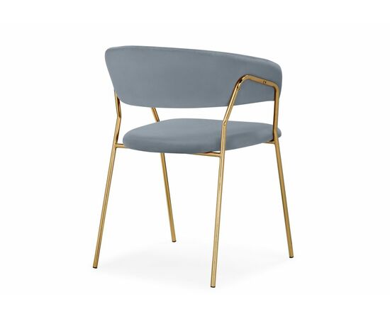 Стул Kamelia 1 gray / gold, изображение 4 | Интернет магазин мебели и декора LifeDekor