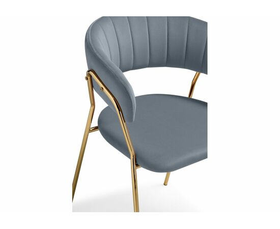 Стул Kamelia 1 gray / gold, изображение 6 | Интернет магазин мебели и декора LifeDekor