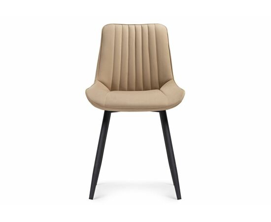Стул Седа бежевый / черный, изображение 2 | Интернет магазин мебели и декора LifeDekor