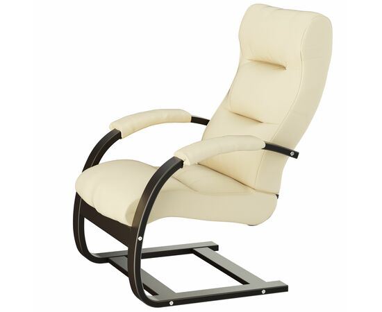 Кресло для отдыха Аспен, экокожа Дунди 112, каркас венге | Интернет магазин мебели и декора LifeDekor