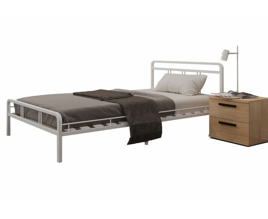 Кровать КМД 8 Леон 160 белая, изображение 6 | Интернет магазин мебели и декора LifeDekor