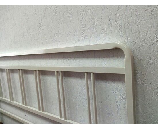 Кровать КМД 8 Леон 140 белая, изображение 3 | Интернет магазин мебели и декора LifeDekor