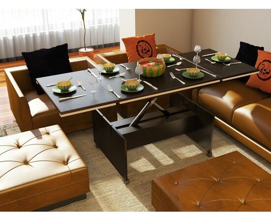 Стол трансформер 3 венге, изображение 2 | Интернет магазин мебели и декора LifeDekor