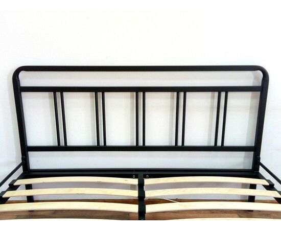 Кровать КМД 8 Леон 140 черная, изображение 5 | Интернет магазин мебели и декора LifeDekor