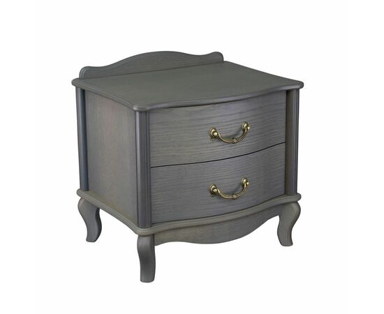 Прикроватная тумбочка Джульетта 2 ящика  (Серый ясень) Ls | Интернет магазин мебели и декора LifeDekor