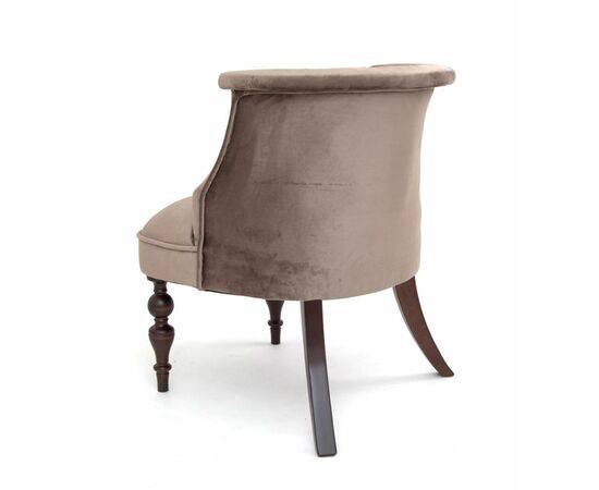 Кресло Бархат (темный тон / 15 - коричневый), изображение 2 | Интернет магазин мебели и декора LifeDekor