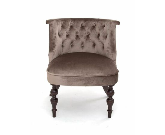 Кресло Бархат (темный тон / 15 - коричневый), изображение 3 | Интернет магазин мебели и декора LifeDekor