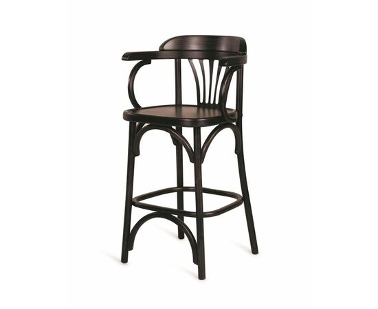 Стул барный 650 Венский твердый (темный тон) | Интернет магазин мебели и декора LifeDekor