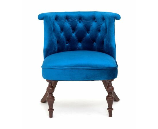 Кресло Бархат (темный тон / 34 - королевский синий), изображение 3 | Интернет магазин мебели и декора LifeDekor