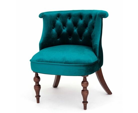 Кресло Бархат (темный тон / 23 - изумрудный), изображение 2 | Интернет магазин мебели и декора LifeDekor
