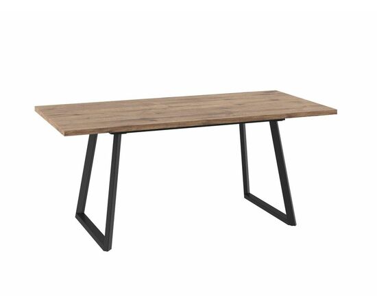 Стол Лофт Люкс 160 Дуб Веллингтон, Черный | Интернет магазин мебели и декора LifeDekor