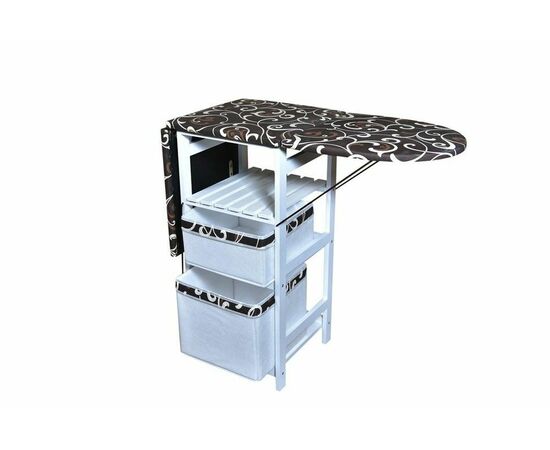 Комод гладильный Т-1М (Белый/обивка ткань №16), изображение 2 | Интернет магазин мебели и декора LifeDekor