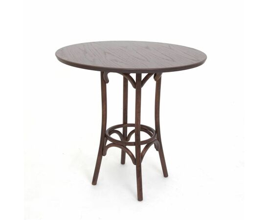 Стол обеденный круглый Зальцбург-0080 (темный тон) | Интернет магазин мебели и декора LifeDekor