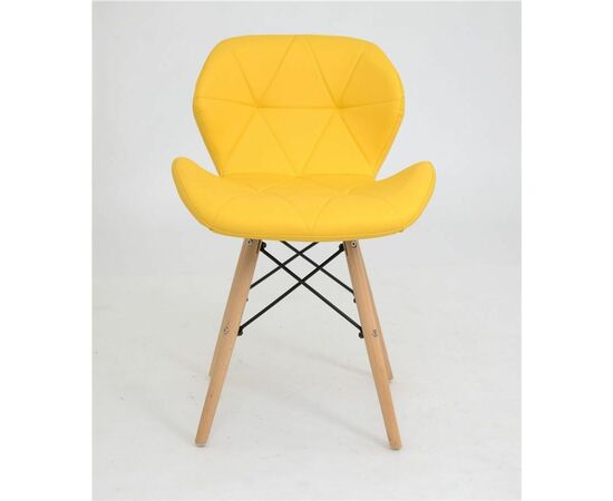 Стул 302 PU/Invar (YELLOW-12), изображение 2 | Интернет магазин мебели и декора LifeDekor