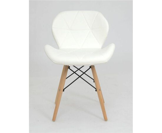 Стул 302 PU/Invar (WHITE-07), изображение 2 | Интернет магазин мебели и декора LifeDekor