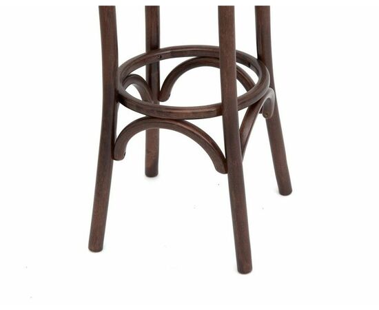 Табурет барный 650 Венский мягкий (темный тон, экокожа коричневая), изображение 3 | Интернет магазин мебели и декора LifeDekor