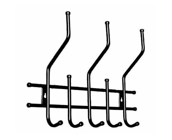 Вешалка настенная ТС-1М (Черный) | Интернет магазин мебели и декора LifeDekor