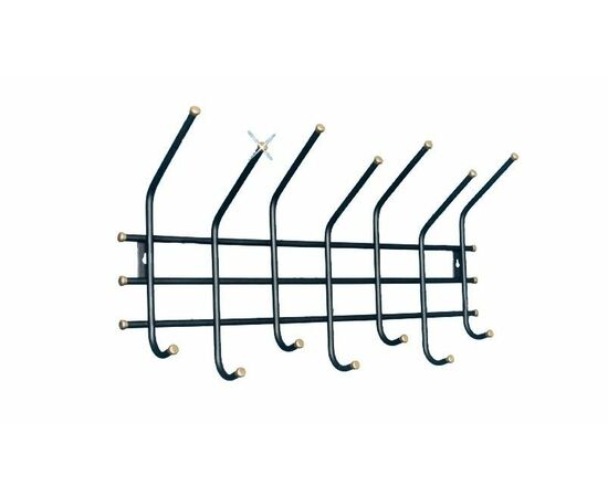 Вешалка настенная 700 (Черный) | Интернет магазин мебели и декора LifeDekor