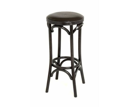 Табурет барный 750 Венский мягкий (венге, экокожа коричневая), изображение 2 | Интернет магазин мебели и декора LifeDekor