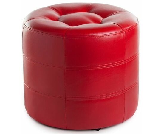 Пуф круглый ПФ-7 (Красный) | Интернет магазин мебели и декора LifeDekor