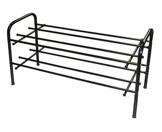 Подставка для обуви ПО - 2/70 (черный) | Интернет магазин мебели и декора LifeDekor